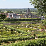 Villandry - jardins et &eacute;glise