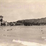 Waikiki Beachfront Buildings 1930s