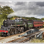The Green Knight under stormy skies at Goathland