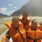 Three Musketeers Falls, Macuco Saf&aacute;ri, Parque Nacional de Igua&ccedil;u, Brazil-Argentina.