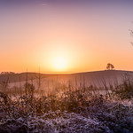 The start of a winters day