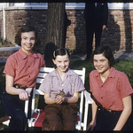ann, susan, and alice -- and a bunny!