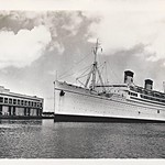 Honolulu, Hawaii, Aloha Tower, S.S. Lurline, Matson Lines