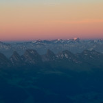 Pink Peaks (Sunrise &auml;t S&auml;ntis, Alpstein, Switzerland)