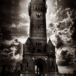 Sun and thunderstorms over Berlin