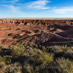 Colorful Eroded Hills in Petrified Forest National Park