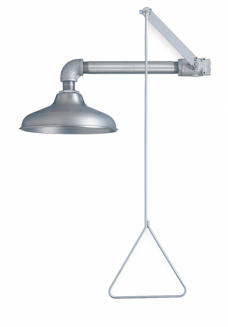 Guardian Equipment Regadera De Emergencia, Montaje En Pared, Cabezal De Acero Inoxidable, Diám. De La Cabeza 10" - Mangueras Para Estaciones De Regaderas Y Lavaojos - 2Lvh1 | G1691 - Grainger México 500_x_500_jpg
