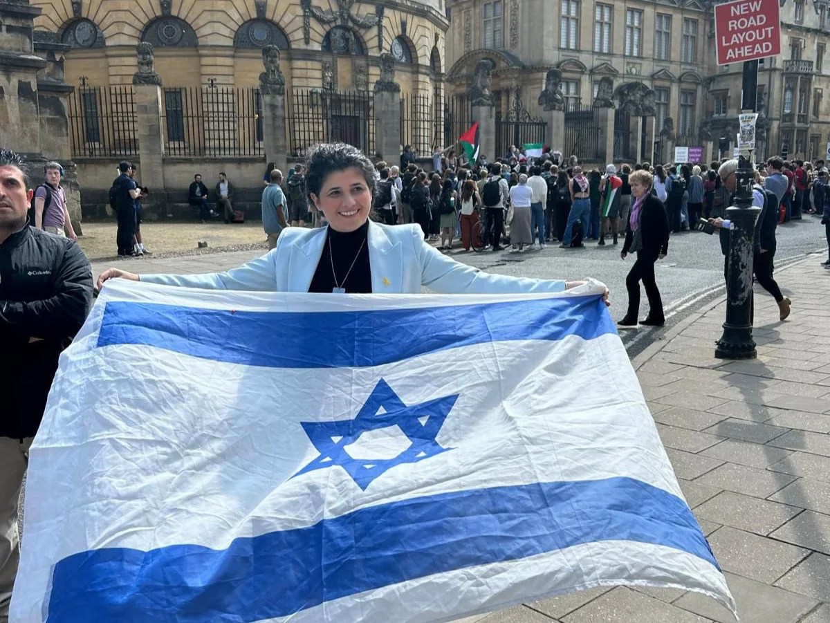 Israeli MP Sharren Haskel joins Oxford University protest, calls for end to Gaza conflict