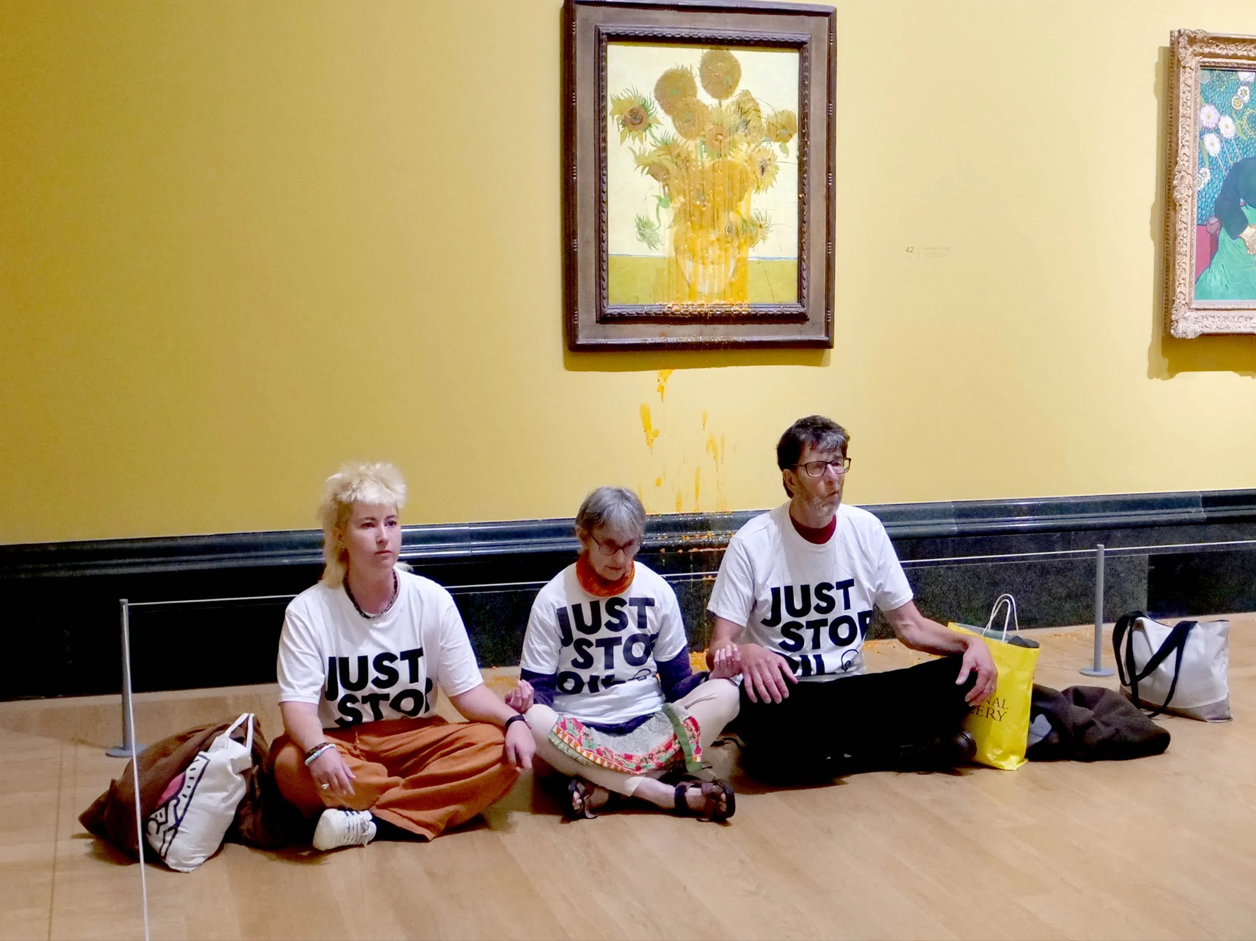 Activists Target Van Gogh’s Sunflowers Hours After Jailing for Soup Incident