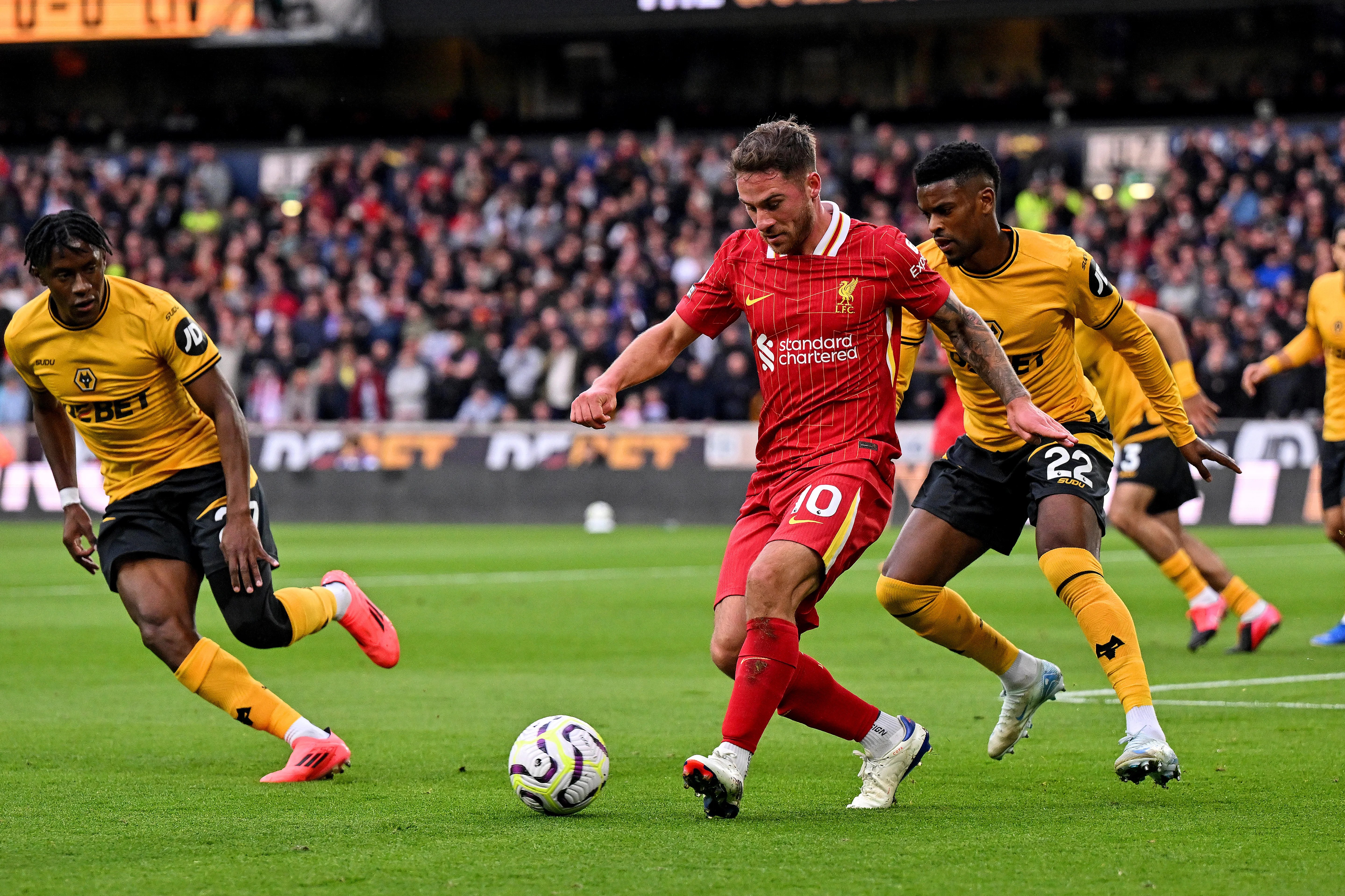 Wolves vs Liverpool LIVE: Score and latest updates as Ibrahima Konate breaks deadlock against stubborn strugglers
