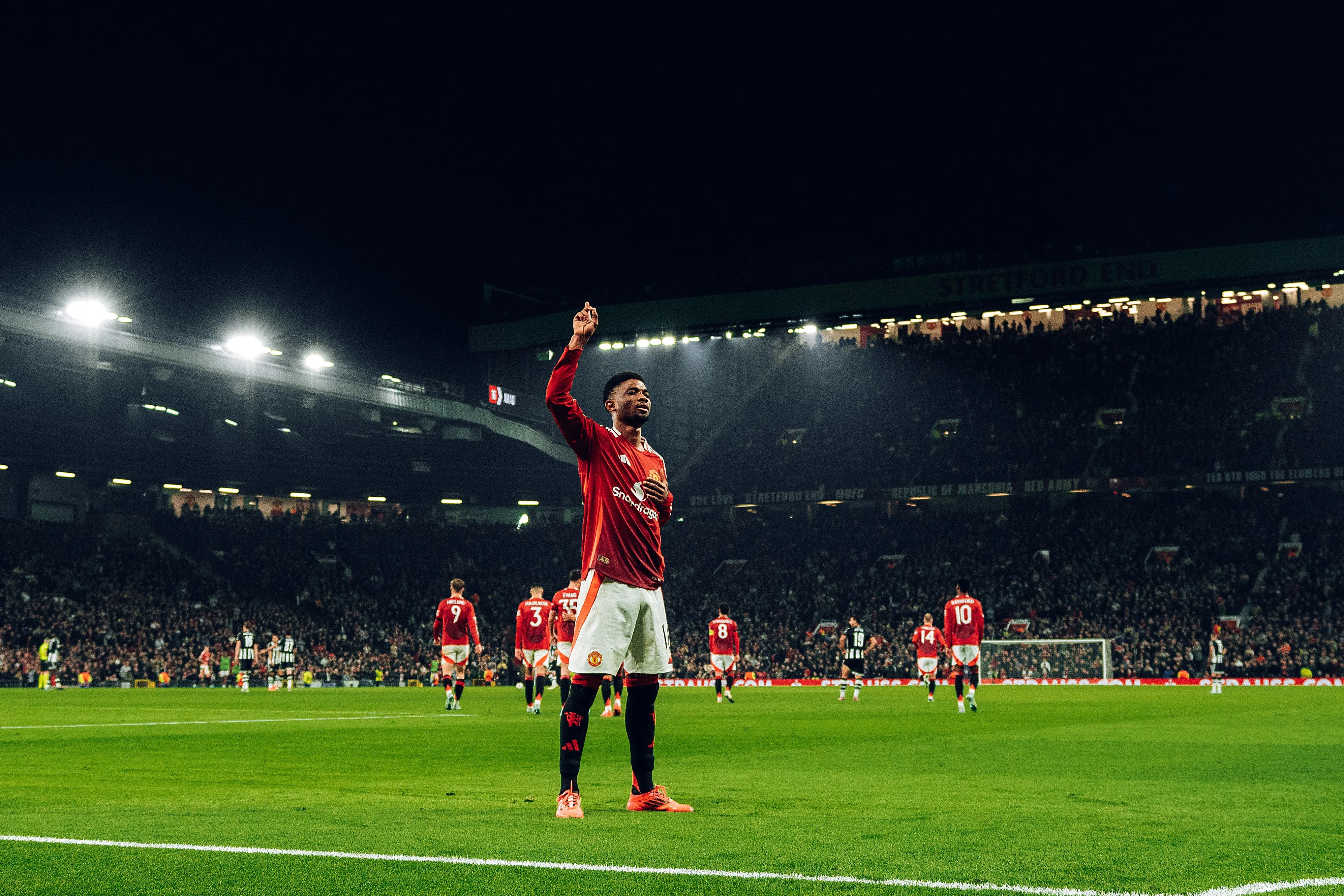 rewrite this title Amad Diallo sends Ruben Amorim a message in Man Utd’s Europa League win over PAOK