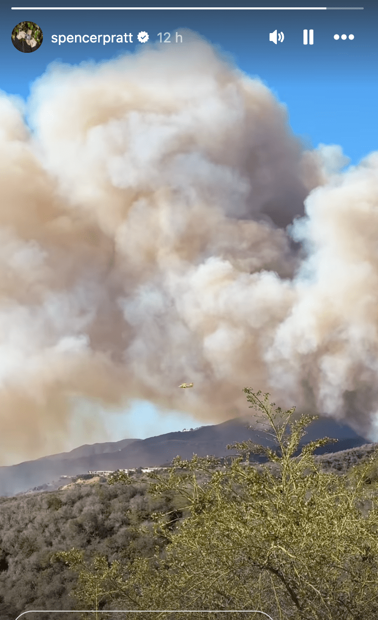 The Hills stars Spencer Pratt and Heidi Montag’s home engulfed in Pacific Palisades fire