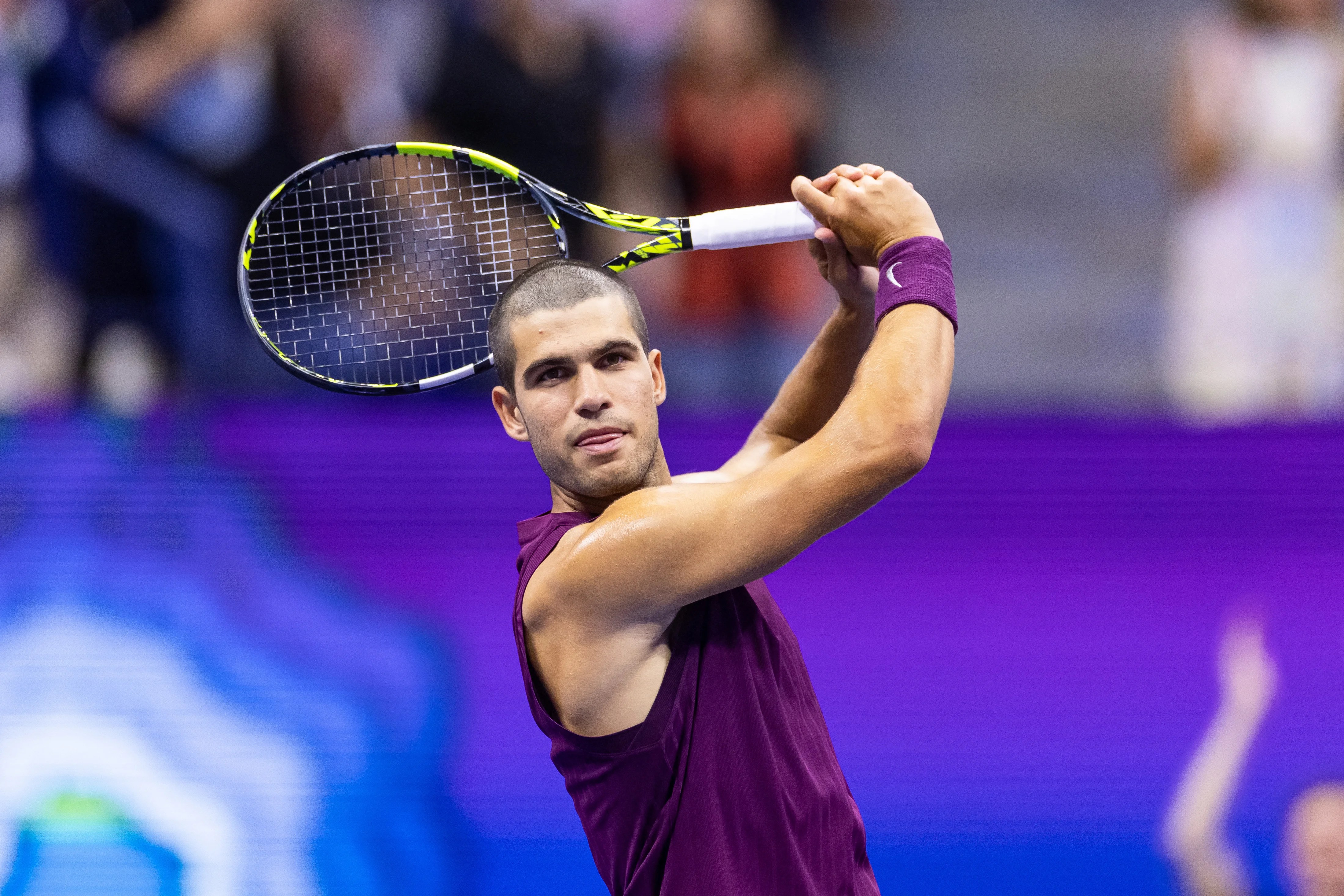 Carlos Alcaraz explains US Open celebration after storming into third round