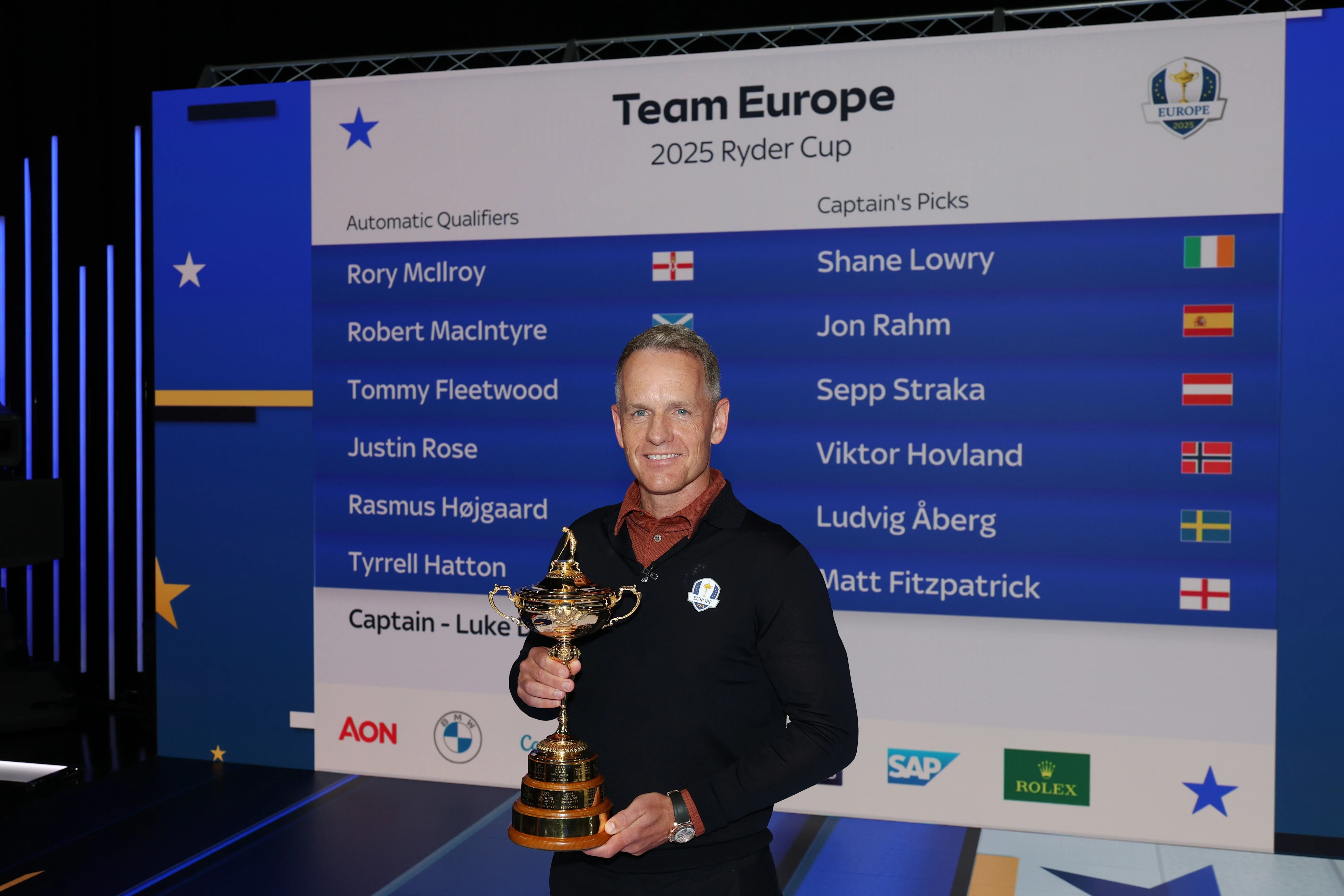 Alex Noren named as Europe’s final Ryder Cup vice-captain by Luke Donald