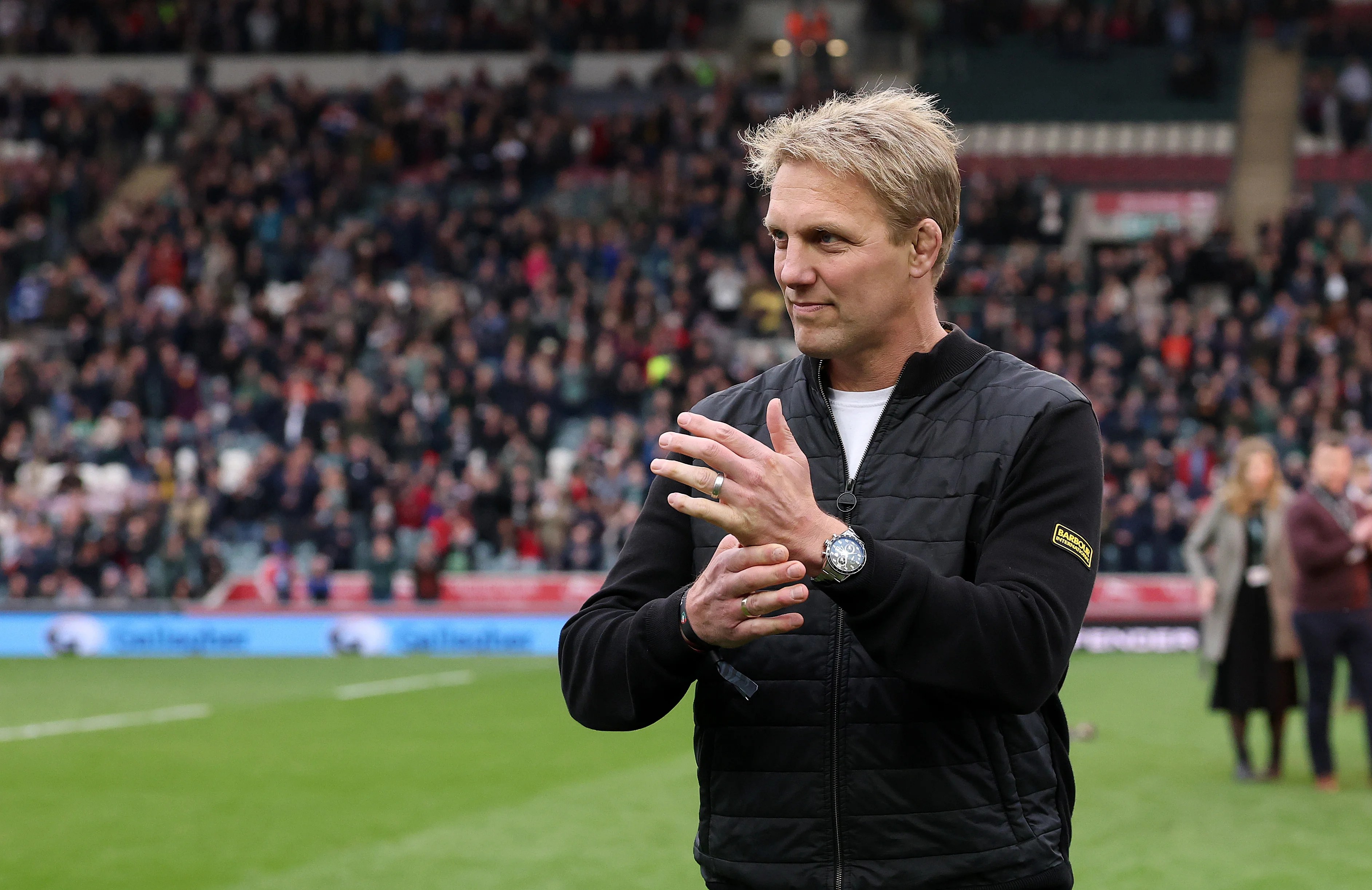 Lewis Moody inspires Leicester to victory over Bath on emotional return after MND diagnosis