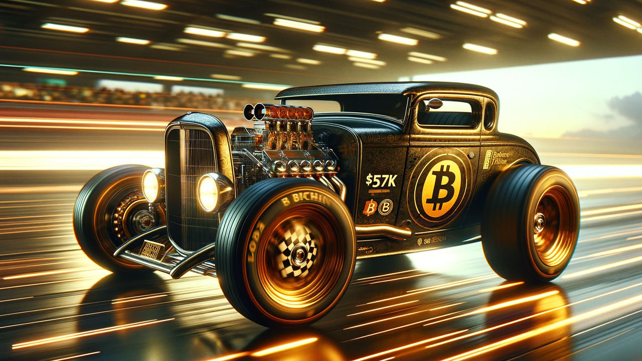 Bitcoin atteint 57 000 $ lors de la hausse stellaire de lundi, effaçant 70 millions de dollars de shorts en seulement une heure