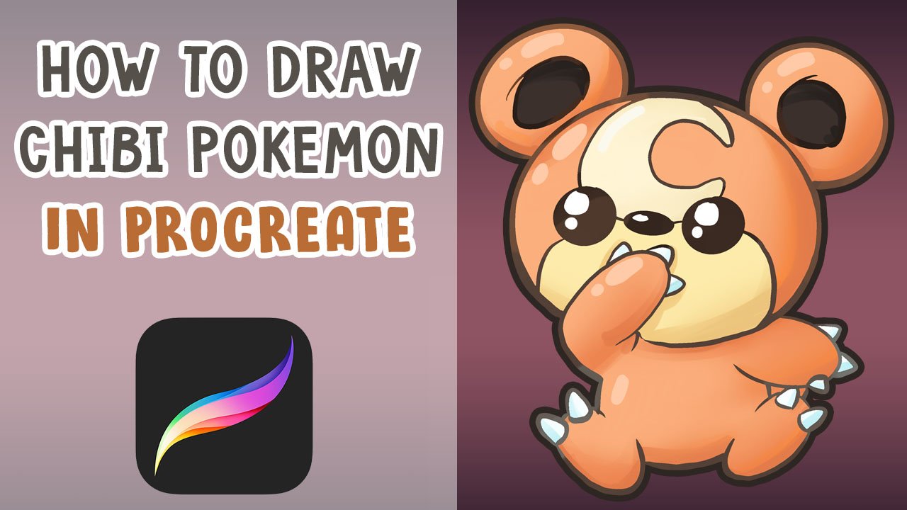 Sample Pokeman Cute Drawing Template