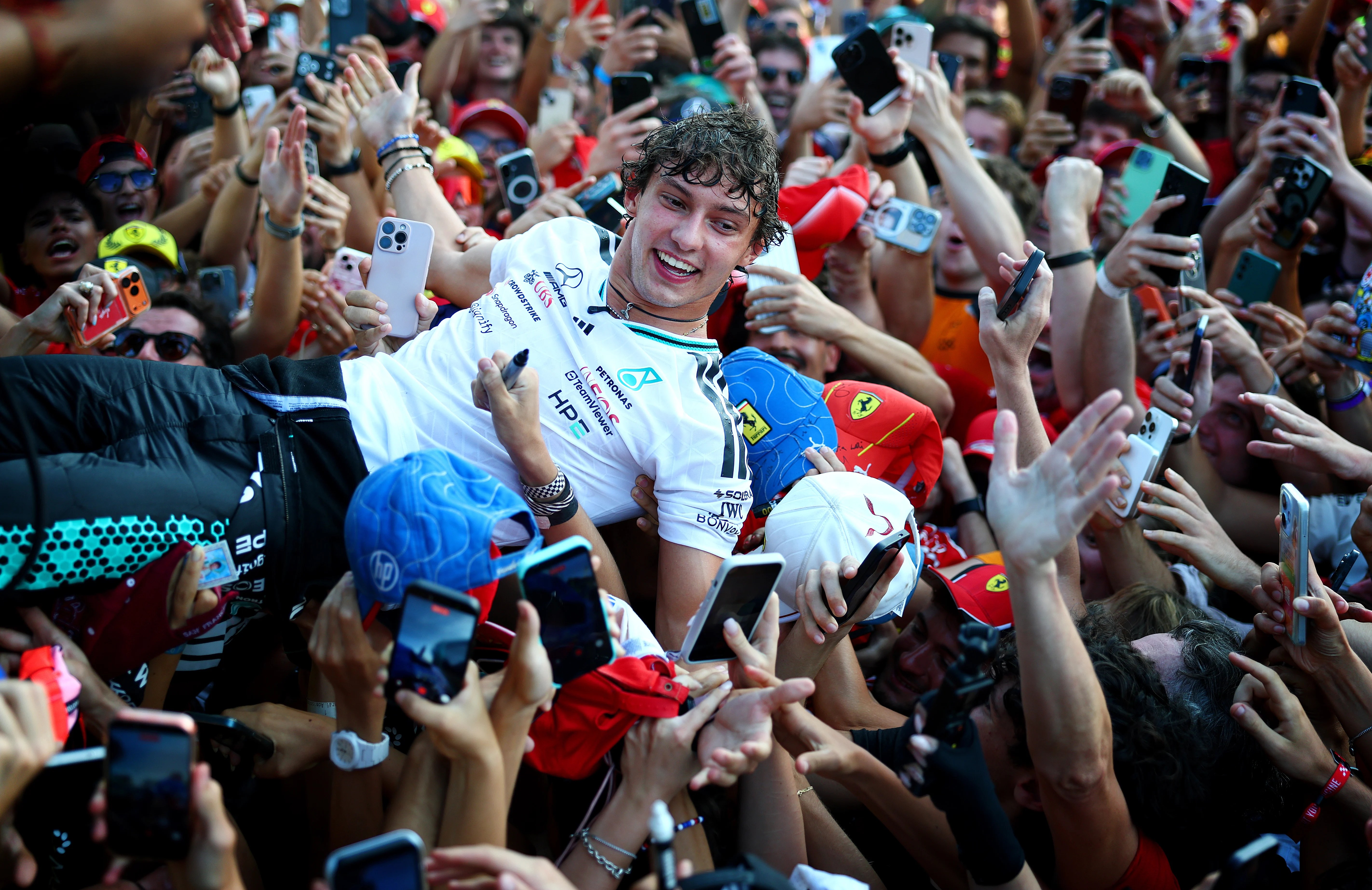 Kimi Antonelli has one hand on F1 title after winning from back row of grid at Monza