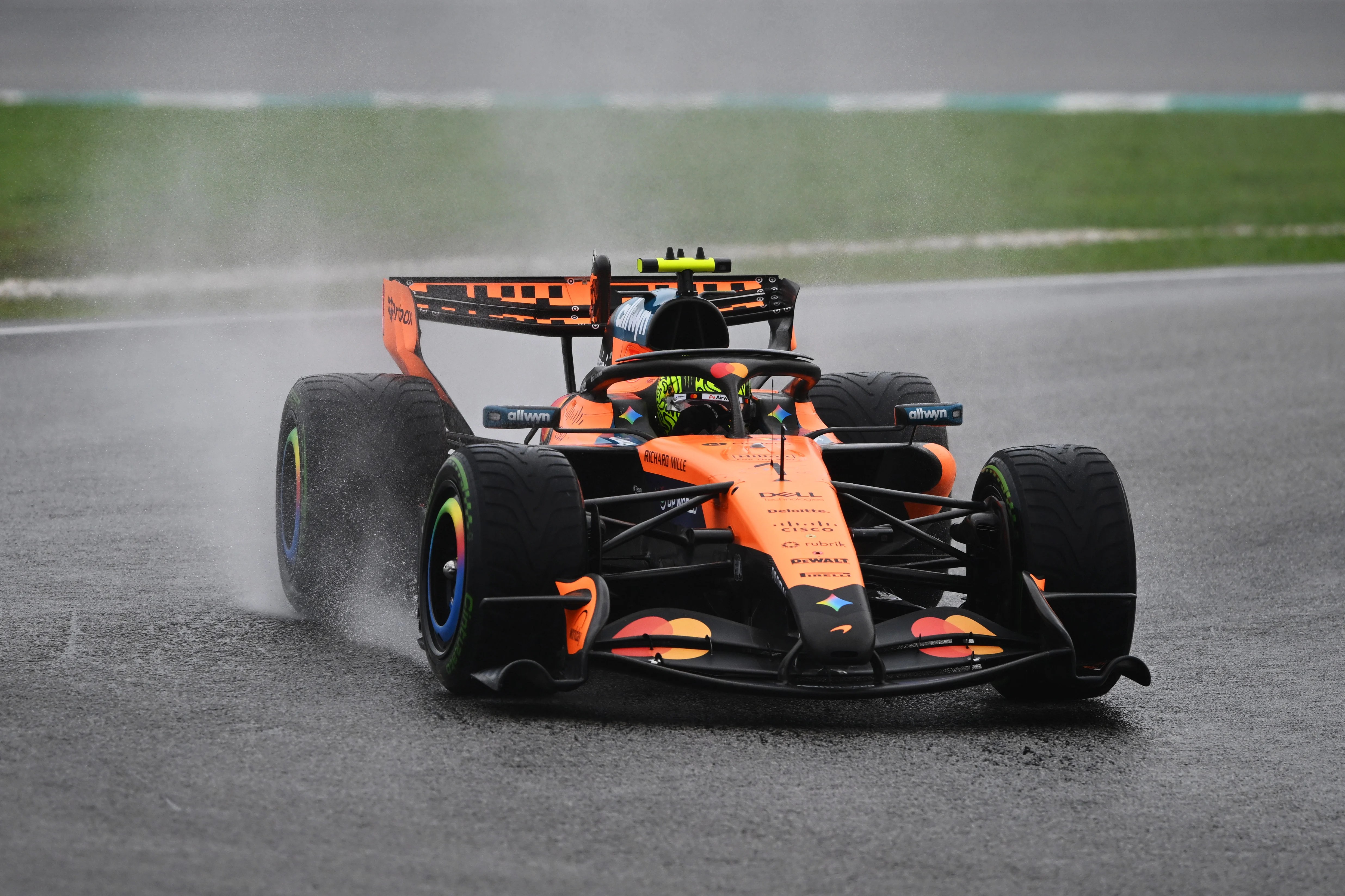 Why is the Bahrain Grand Prix taking place in Malaysia today?
