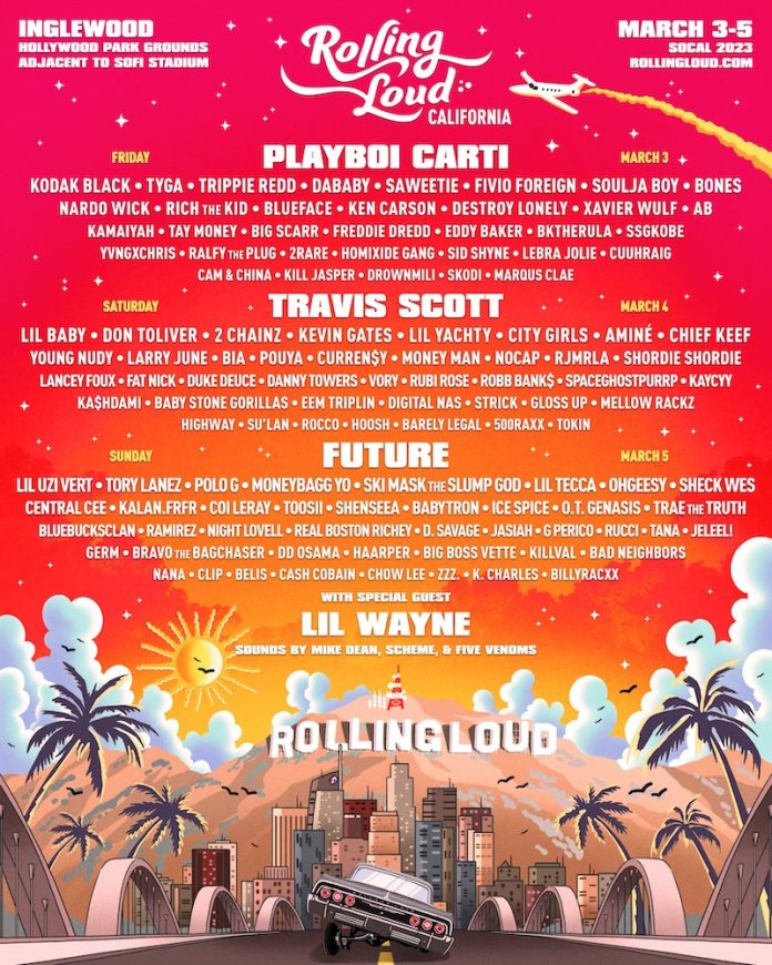 Rolling Loud Los Angeles 2023 Lineup Revealed