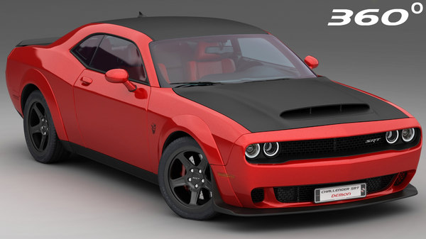 Dodge Challenger Srt Demon Model Turbosquid 1282707