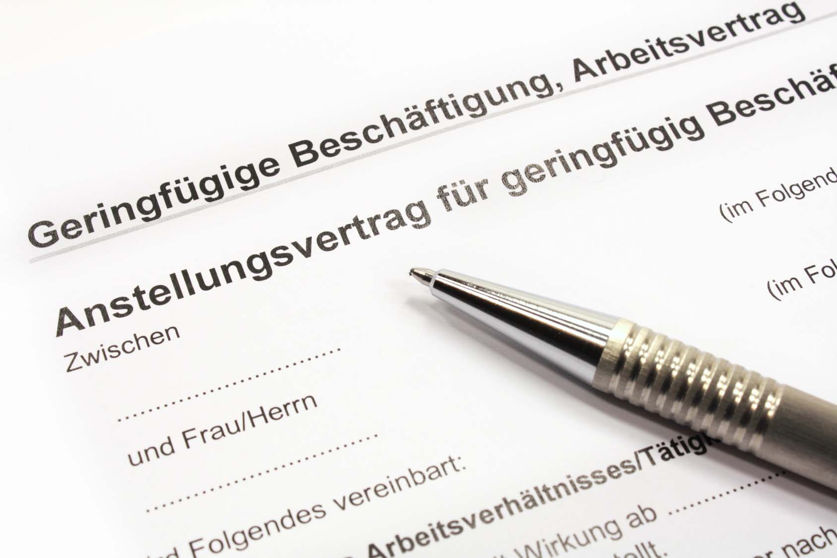 Geringfugige Beschaftigung Vereinswelt De