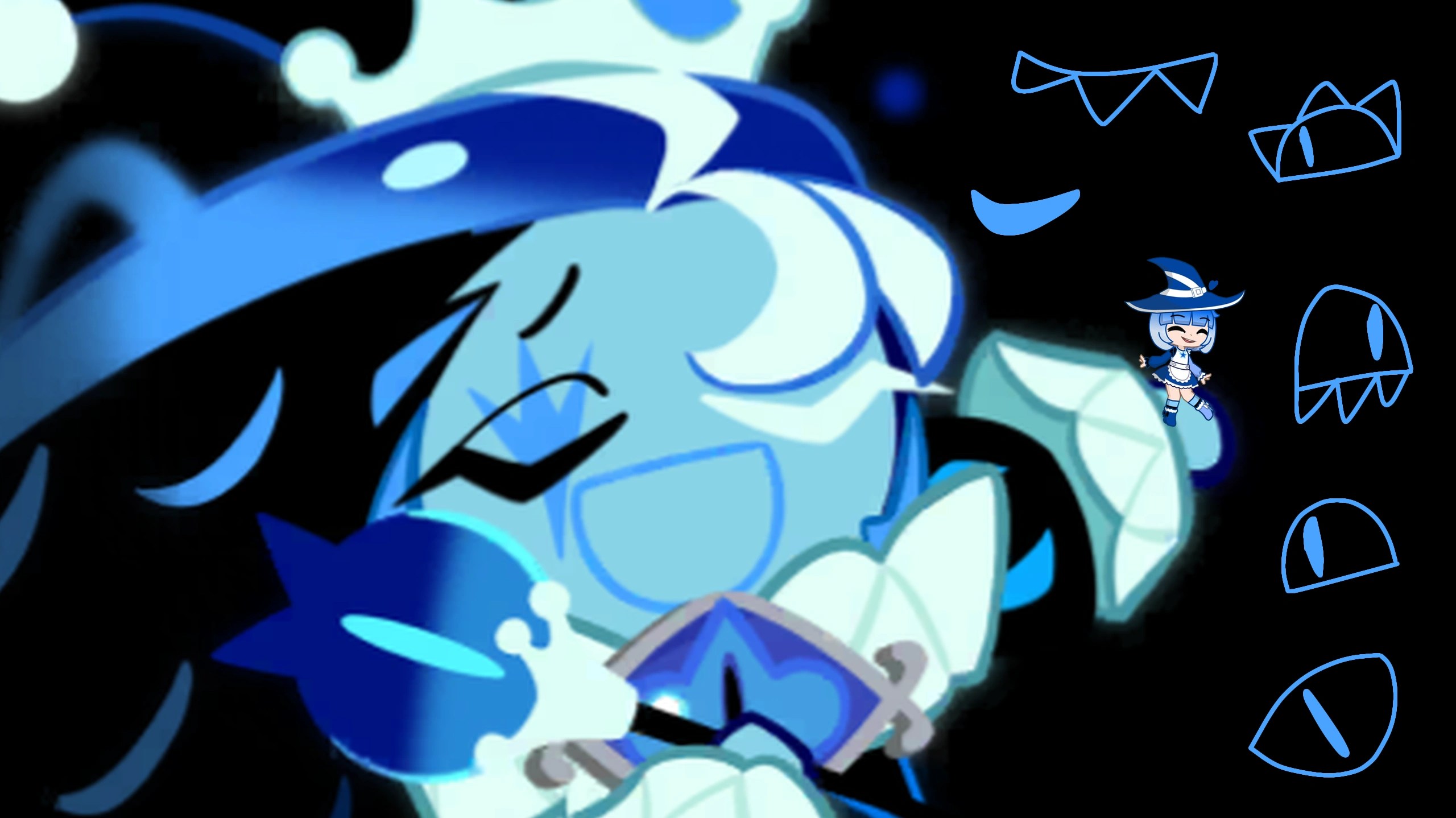 I love shadow milk cookie i like puppets show my friends 💙 ️ | Fandom Shadman milk and cookies