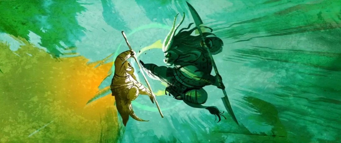 Battle Between Oogway And Kai Kung Fu Panda Wiki Fandom