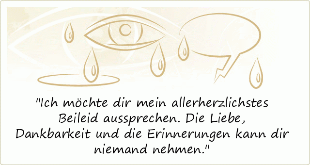 Sprüche für Trauerkarten - einer von 40 Sprüchen