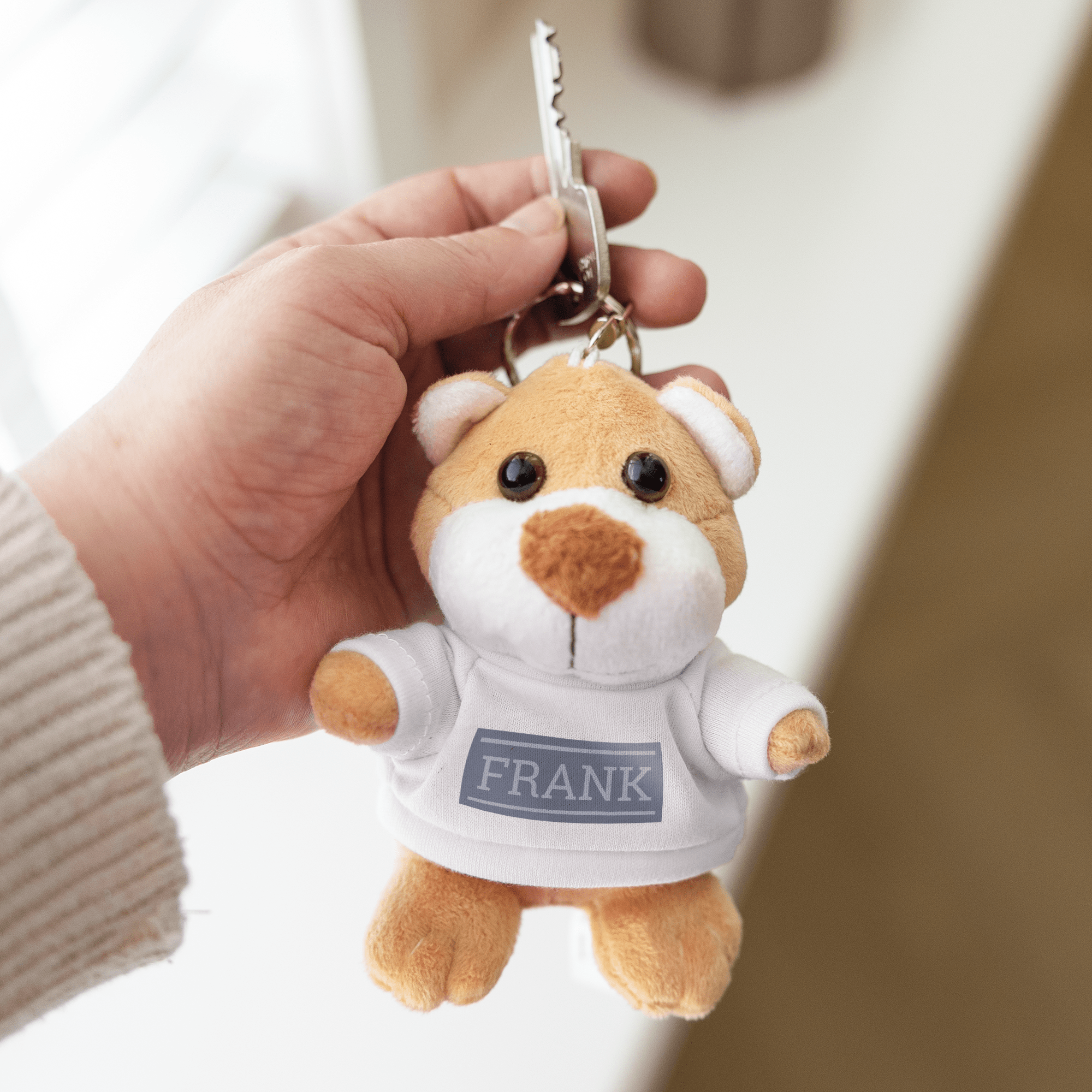 Personlig nøglering – Bamse plys
