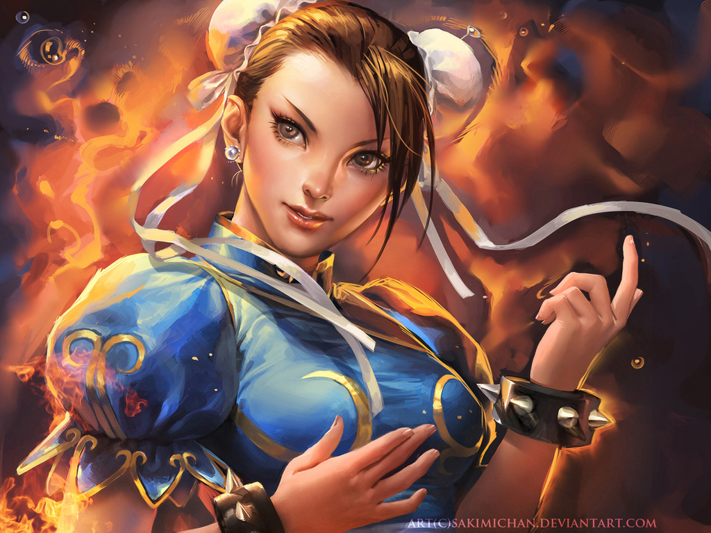 Naked chun-lee