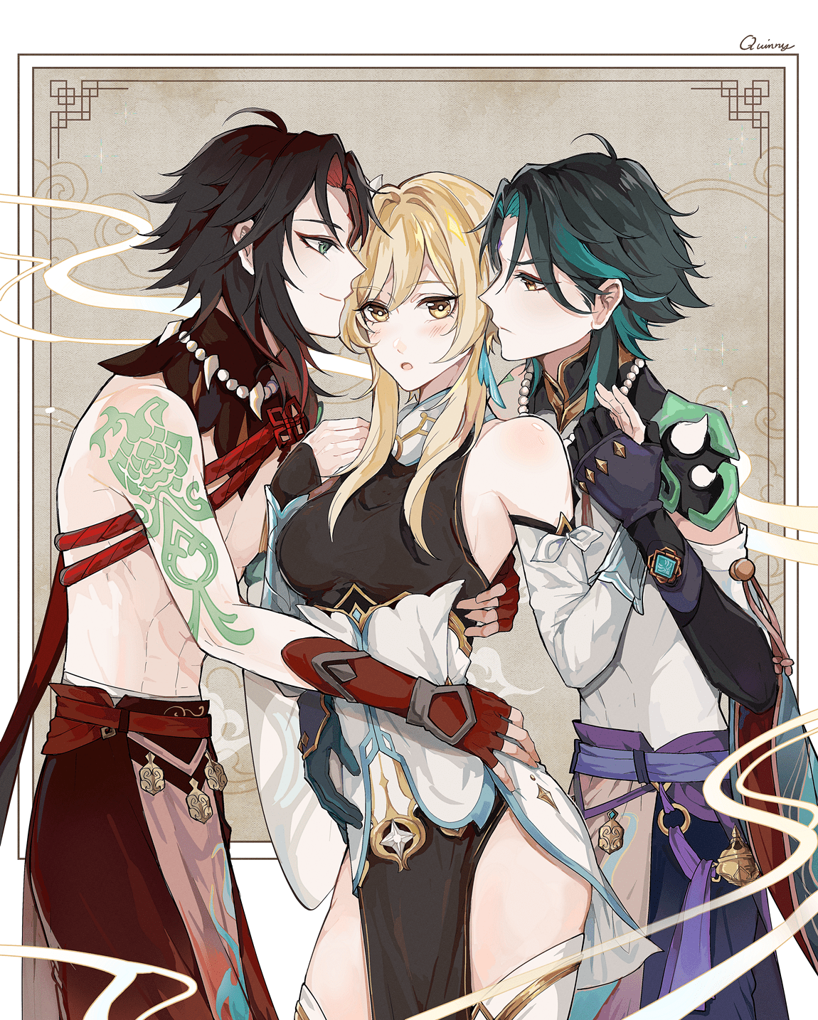 Xiaolumi - Genshin Impact - Zerochan Anime Image Board Xiao x lumine nsfw