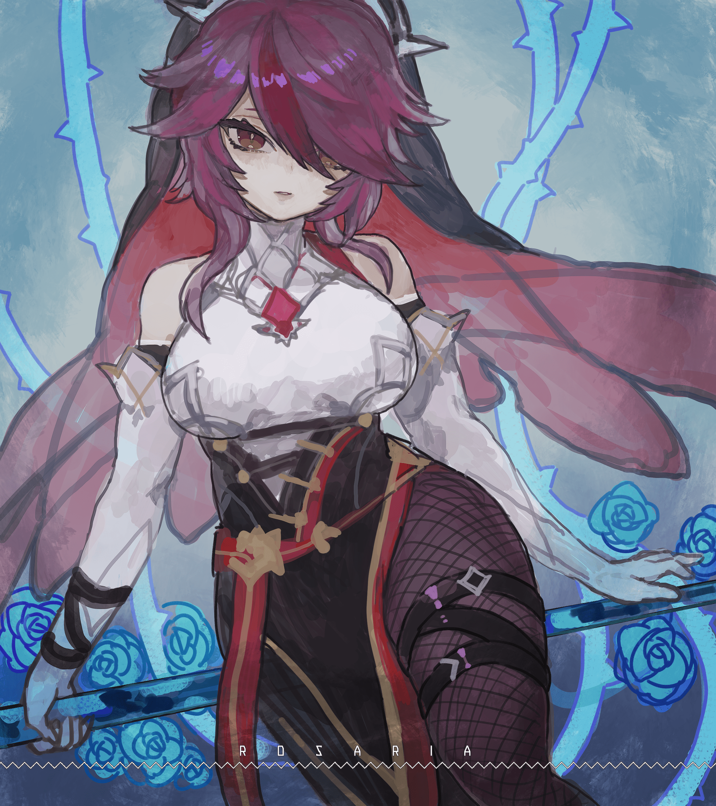 Rosaria Genshin Impact Image 3278970 Zerochan Anime Image Board