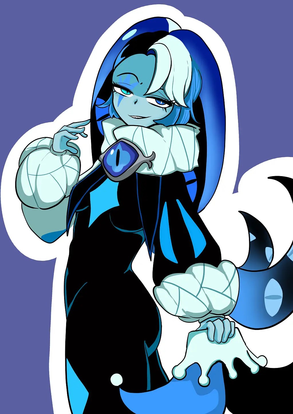 Shadow Milk Cookie - Cookie Run: Kingdom - Image by Chaltteok 4111713 Shadman milk and cookies