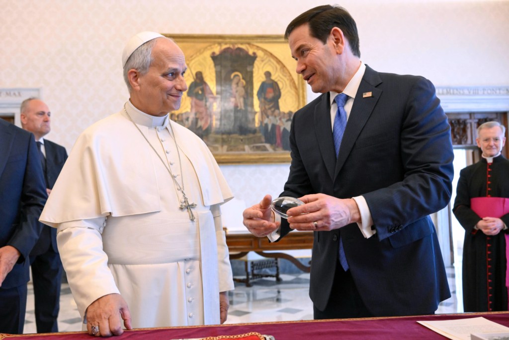Rubio Makes Fence-Mending Visit to the Vatican After Trump’s Broadsides Against Pope Leo XIV