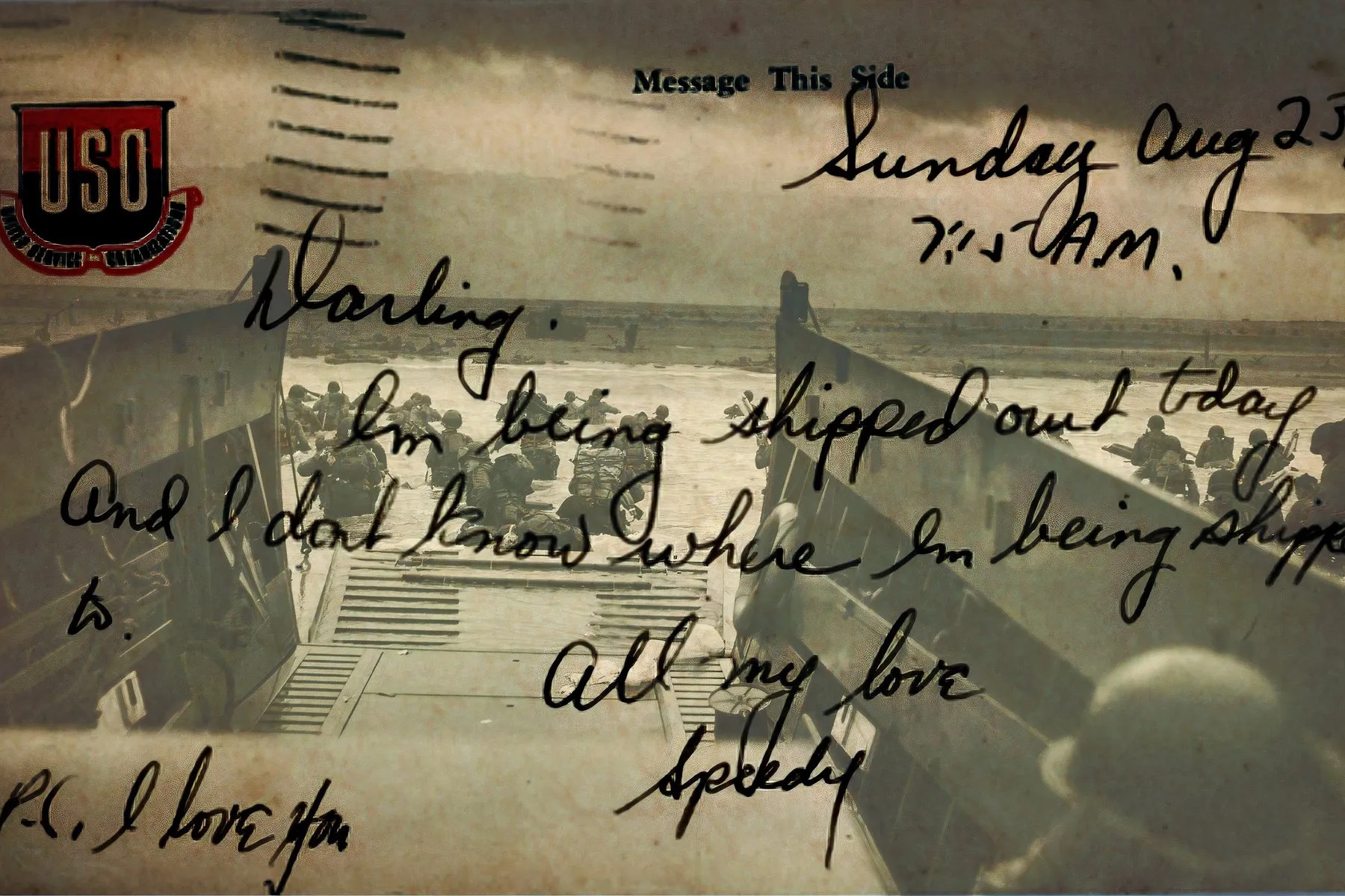WWII Love Letters Left at USO Spark Search for D-Day Soldier’s Family