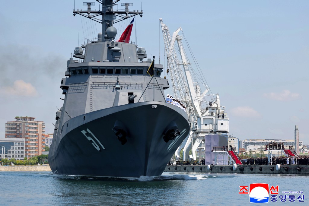North Korea’s Kim Claims Progress on Nuclear-Armed Navy as New Warship Is Placed into Service North Korea’s Kim Claims Progress on Nuclear-Armed Navy as New Warship Is Placed into Service