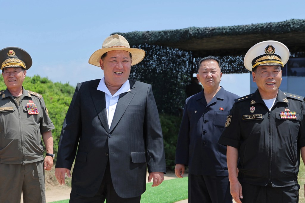 North Korean Leader Kim Observes Weapons Tests from New Naval Destroyer