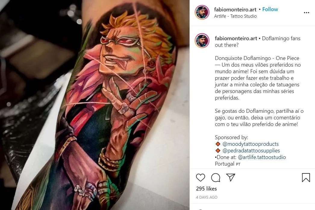 10 One Piece Tattoos To Inspire Your Next Ink | Cbr 495_x_740_jpg