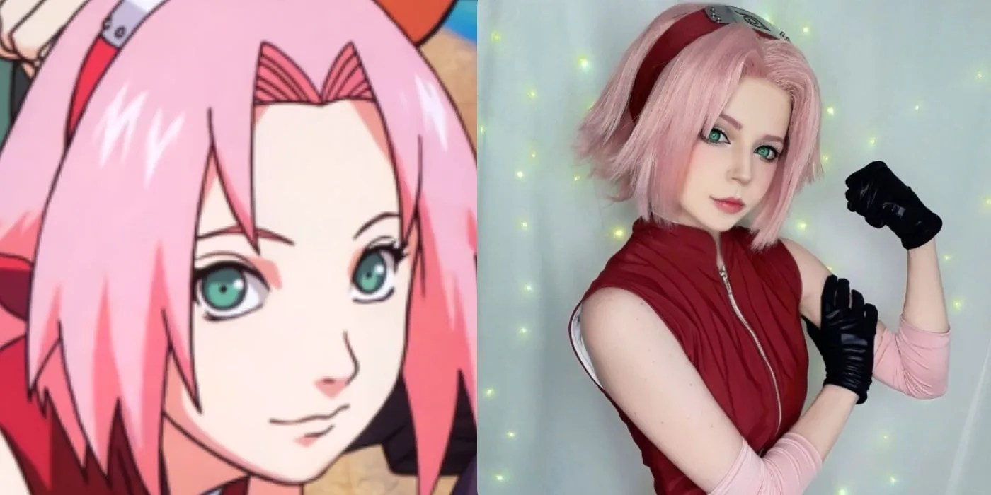 Naruto: 9 Best Sakura Haruno Cosplays That Are Too Good Anime girl cosplay sakura haruno