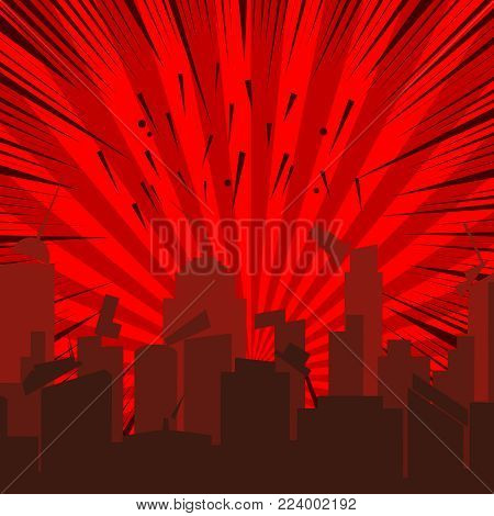Comic Collapsing Vector Photo Free Trial Bigstock