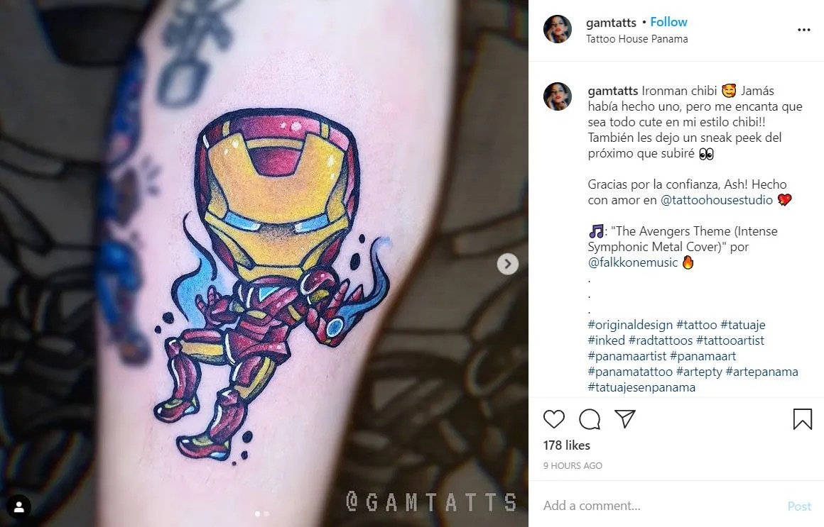 Marvel's Iron Man: 10 Tattoos That Even Tony Stark Would Love 616_x_963_jpg