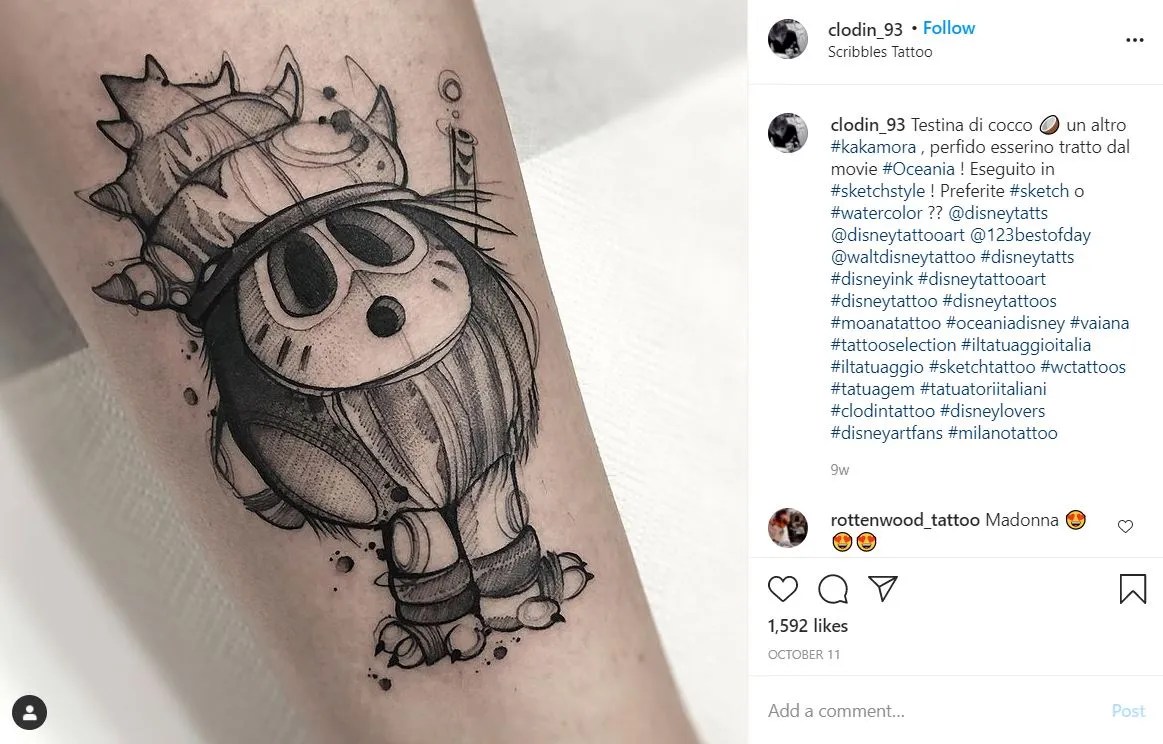 Disney's Moana: 10 Tattoos That Even Maui Would Want Inked On His Body 616_x_963_jpg