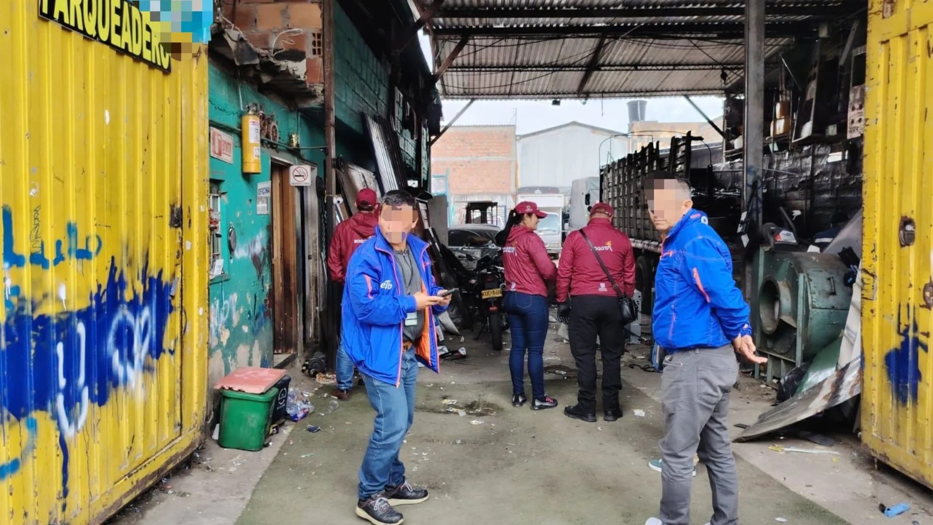 ¡Cayó la ‘mina’ de cobre en Engativá! Recuperan 131 metros de cable robado en bodega de reciclaje