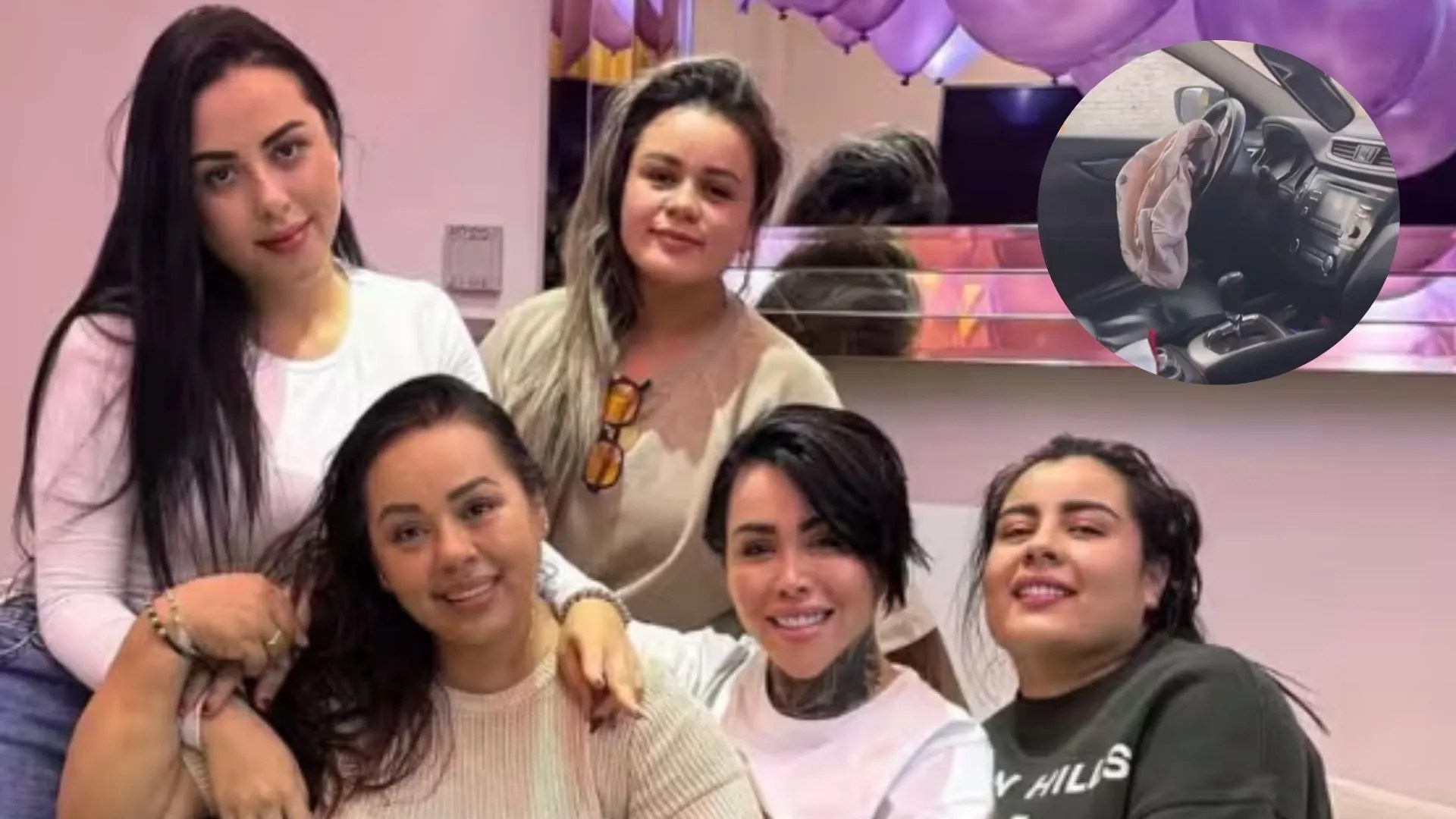 Hermana de Yina Calderón sufrió un fuerte accidente de tránsito: su vehículo quedó en ‘pérdida total