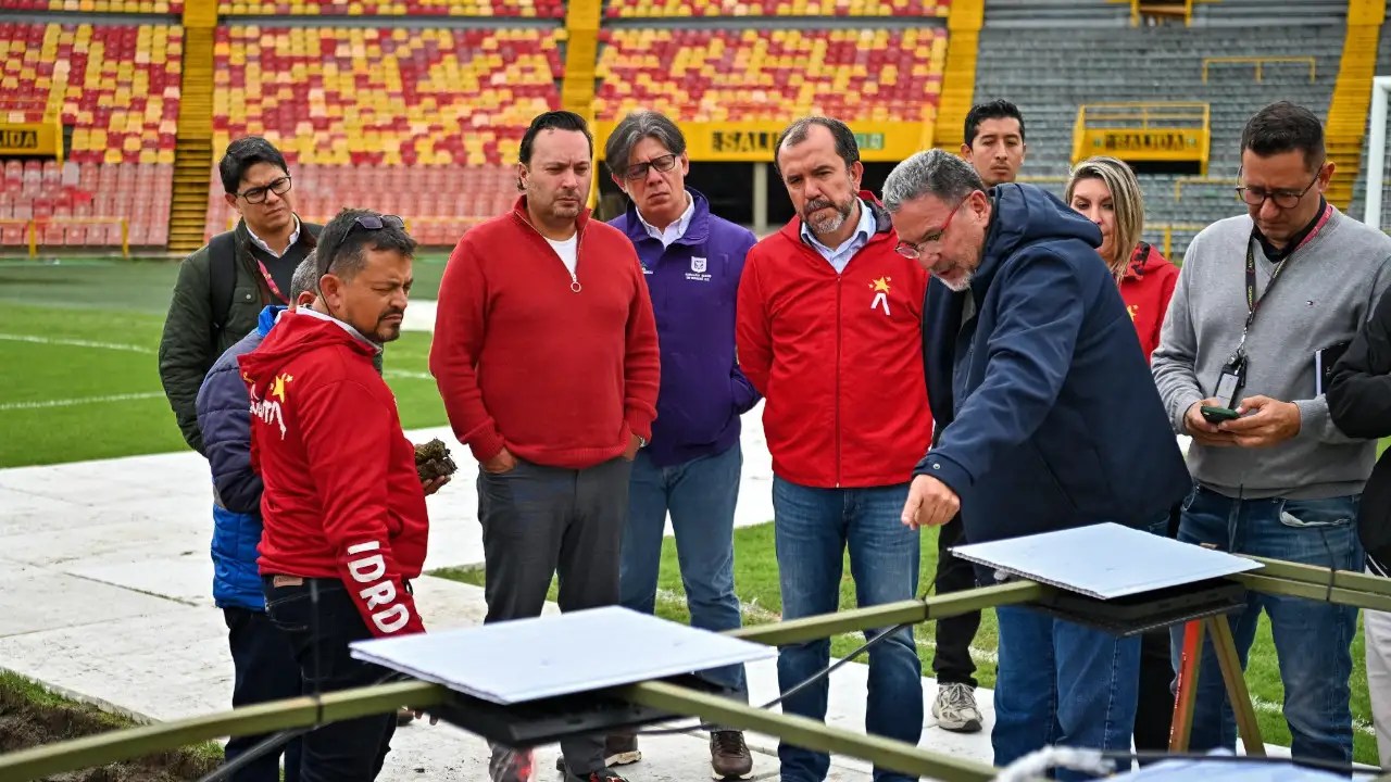 El IDRD supervisa el estado de la gramilla del Estadio El Campín