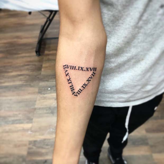 43 Roman Numeral Tattoo Ideas That Are Simple Yet Cool - Stayglam 620_x_620_jpg