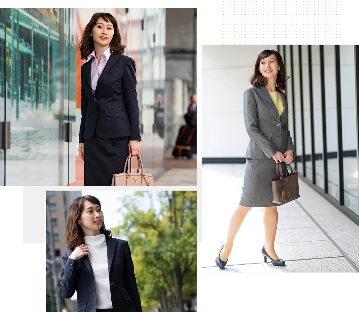 なぜレディーススーツには衿穴(フラワーホール）が無いのか？-新横浜プリンスペペ店ブログ-オーダースーツSADA