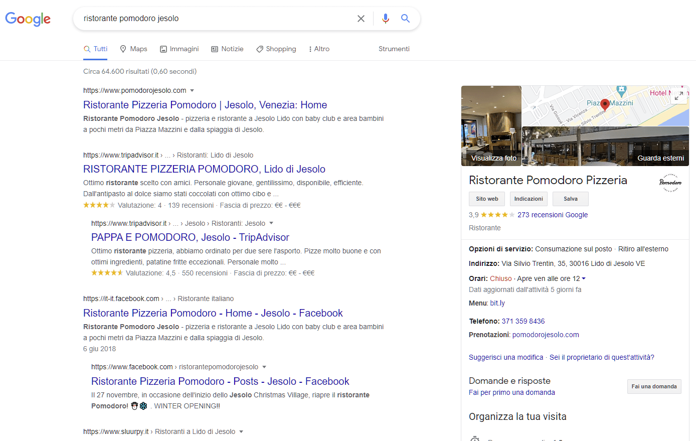Scheda Mybusiness Di Un Competitor Su Ricerca Nome Brand - Community Profilo Dell'attività Su Google 879_x_1388_png