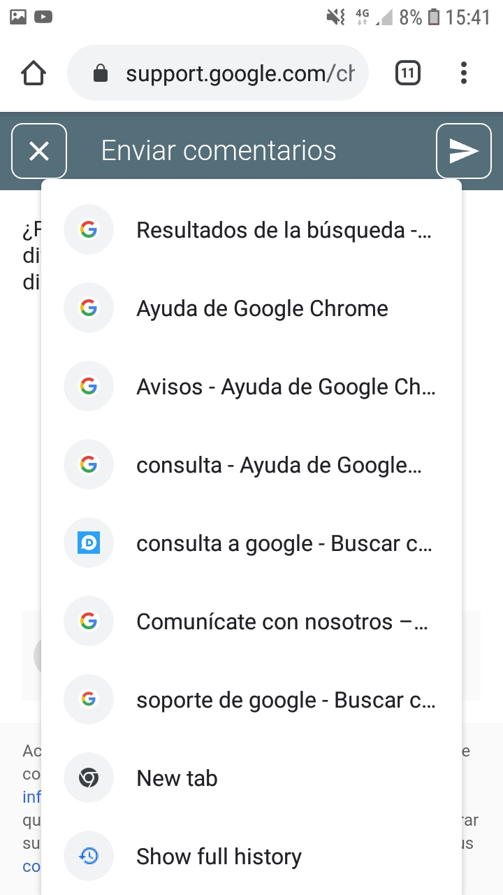 Por Que En Google Chrome En Mi Celular Aparece A Veces Otros Iconos En Lugar De La G Comunidad De Google Chrome